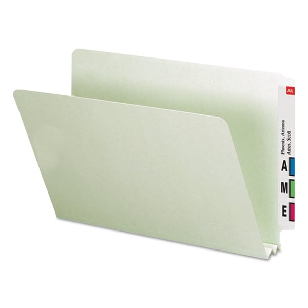 Smead File Folder End Tab, Gray/Green, PK25 29210
